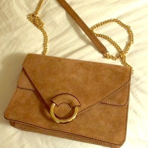 Suede Shoulder Bag